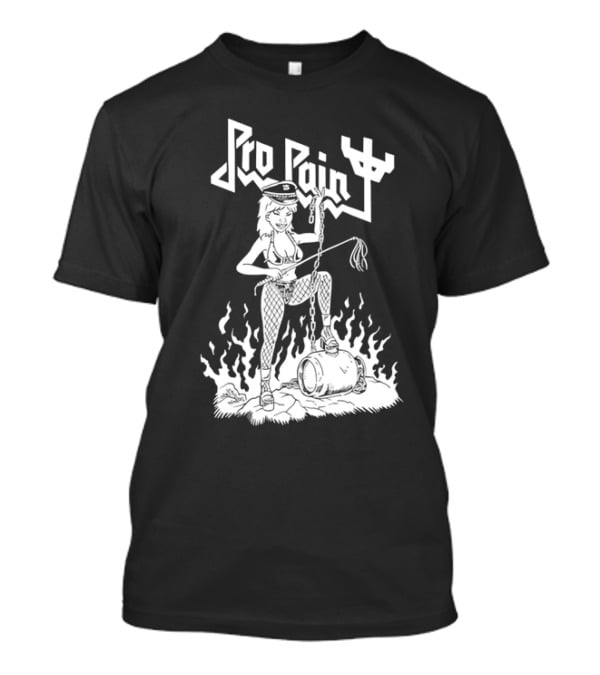 Pro Pain Diablo Macabre Chain And Flames T-Shirt