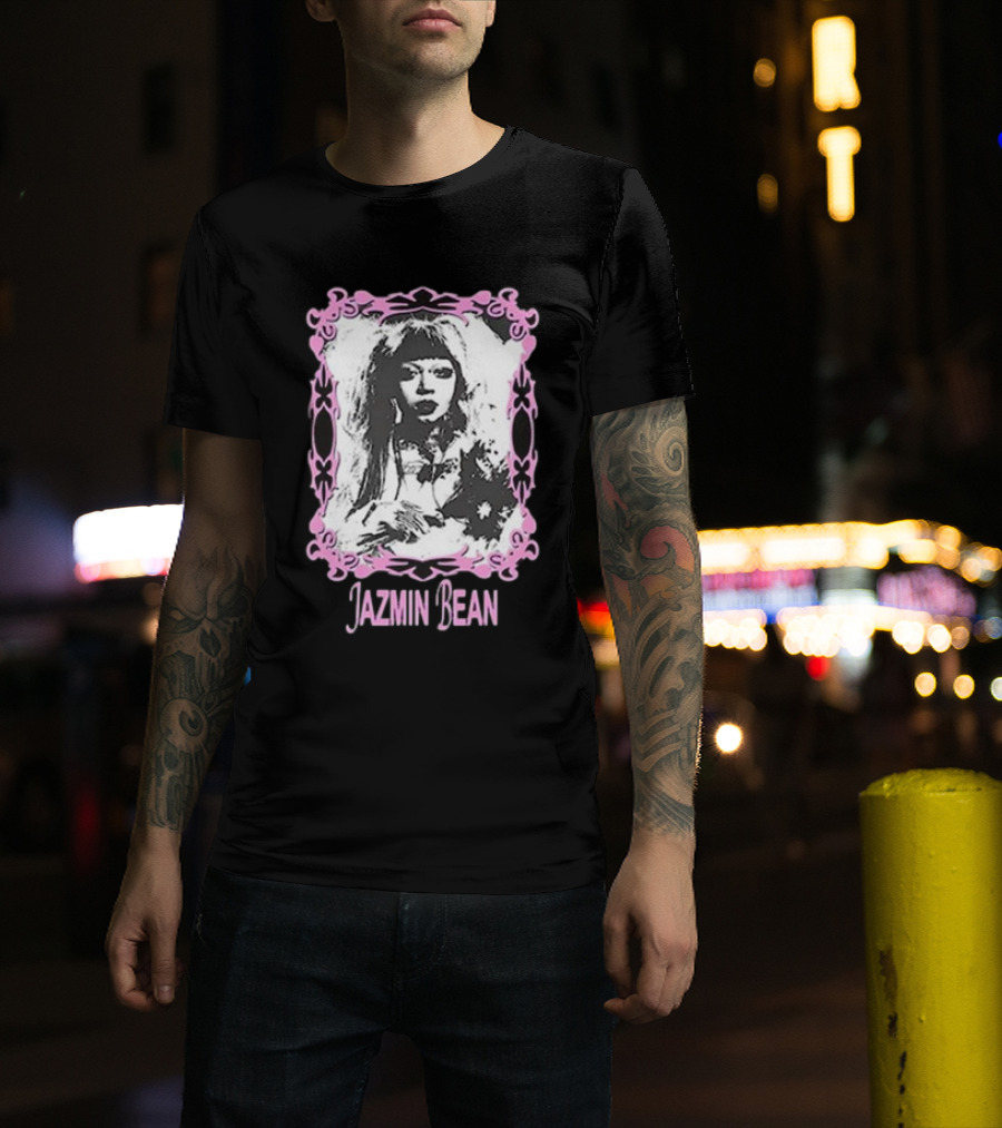 Jazmin Bean Merch Pink Gothic T-Shirt