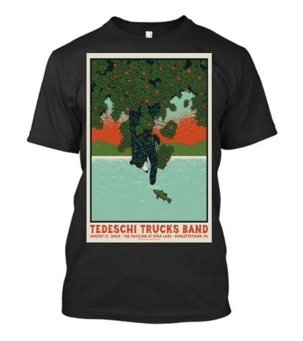 Tedeschi Trucks Band August 17 2024 The Pavilion At Star Lake Burgettstown PA T-Shirt