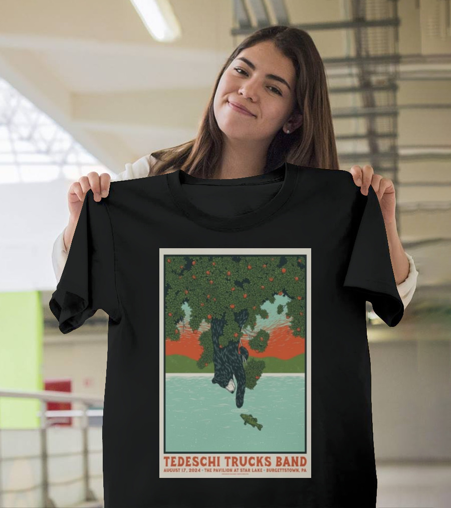 Tedeschi Trucks Band August 17 2024 The Pavilion at Star Lake Burgettstown PA T-Shirt