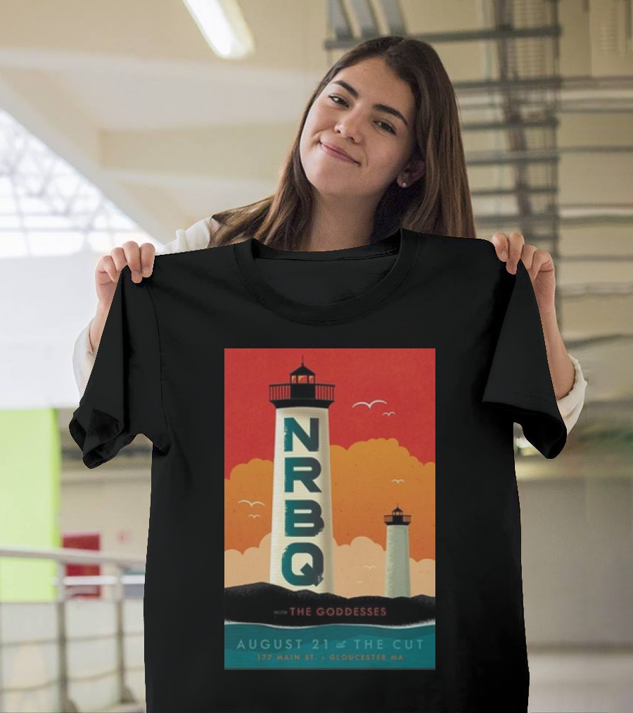 NRBQ with The Goddesses August 21 at The Cut 177 Main St Gloucester MA T-Shirt