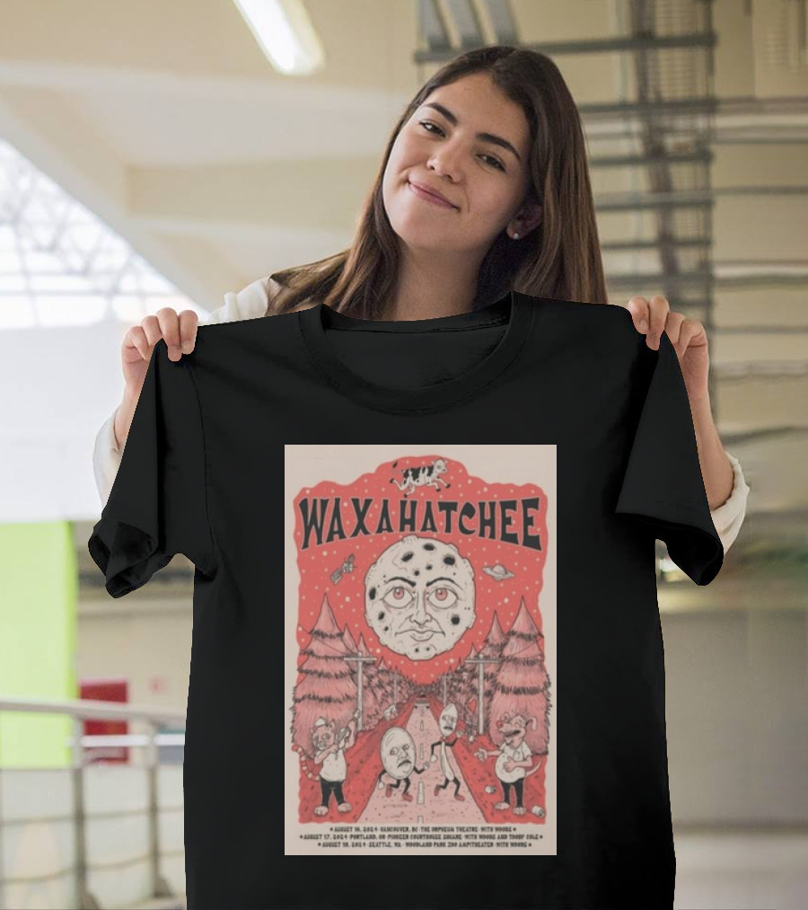 Waxahatchee Vancouver BC August 16 2024 Orpheum Theatre With Hovvdy Moon T-Shirt