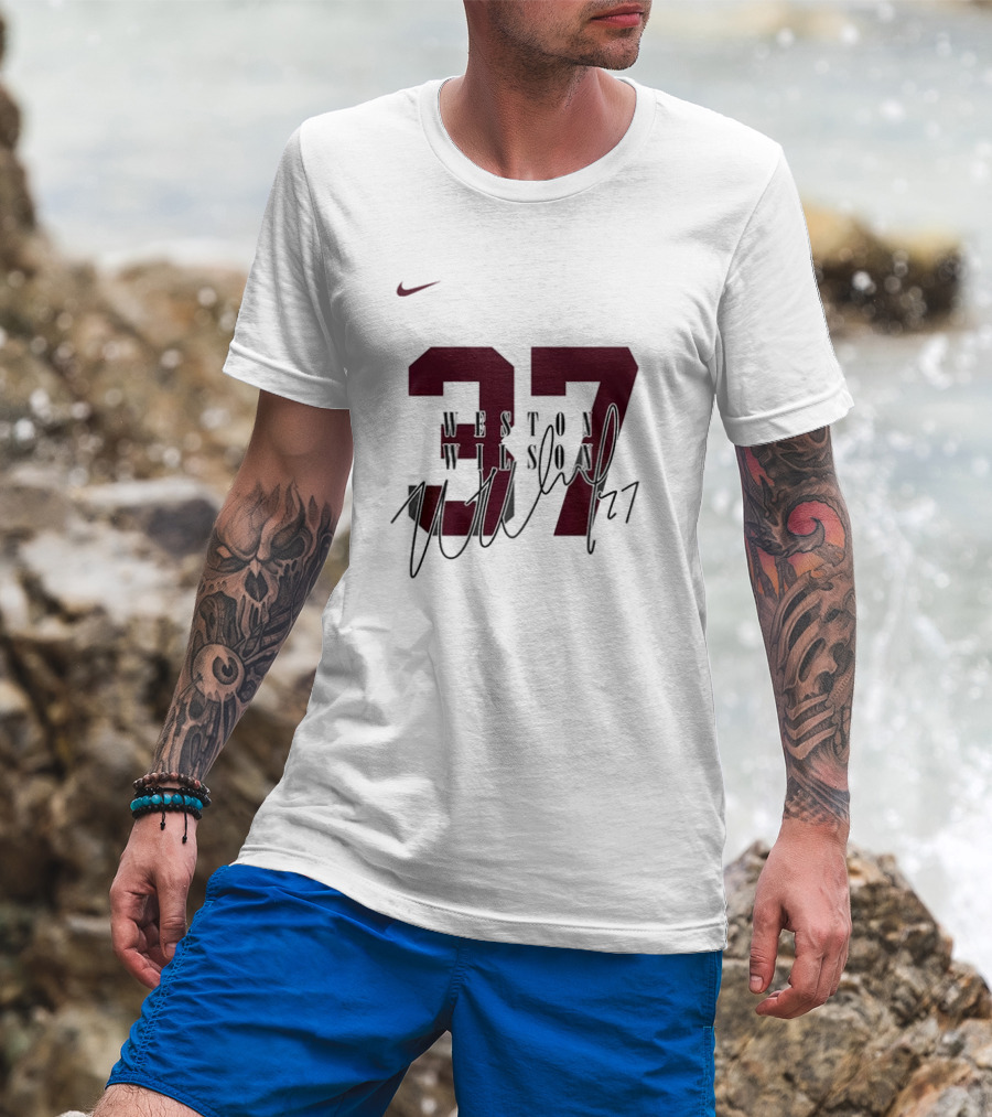 Weston Wilson 37 Phillies Signature T-Shirt