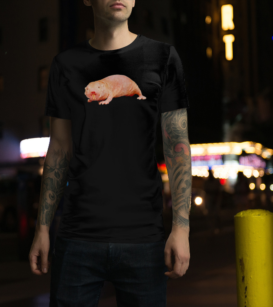 Naked Mole Rat Image On Clothing T-Shirt