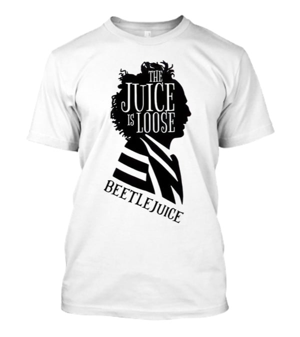 Beetlejuice The Juice Is Loose Silhouette Profile T-Shirt