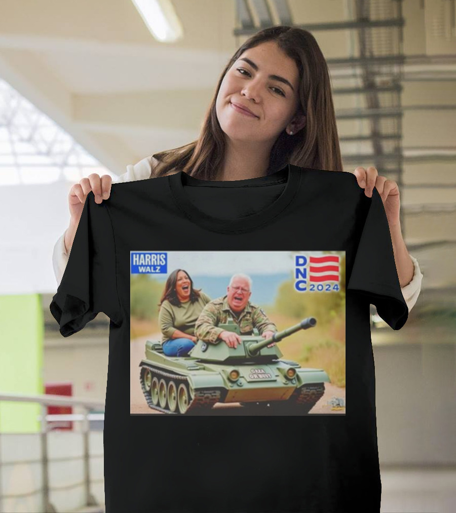 Harris Walz on Gaza or Bust Tank DNC T-Shirt