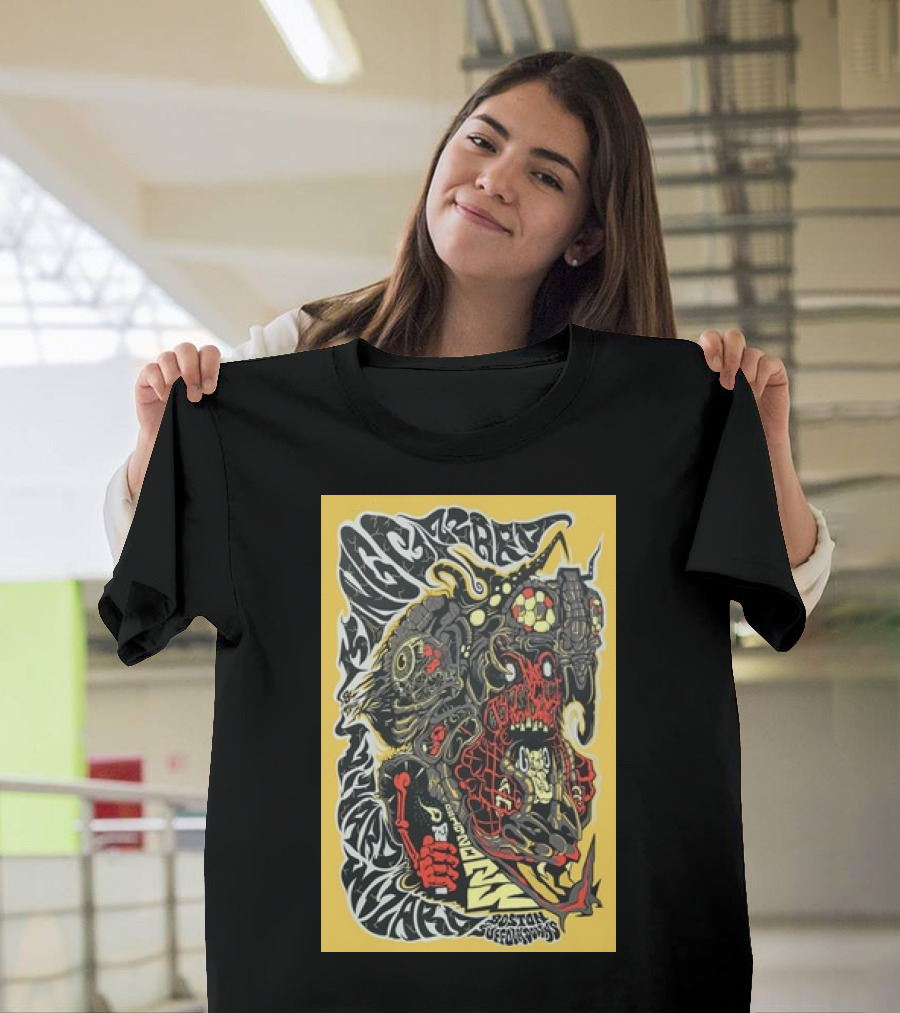 King Gizzard and The Lizard Wizard Boston Suffolk Downs August 19 2024 Psychedelic Monster T-Shirt
