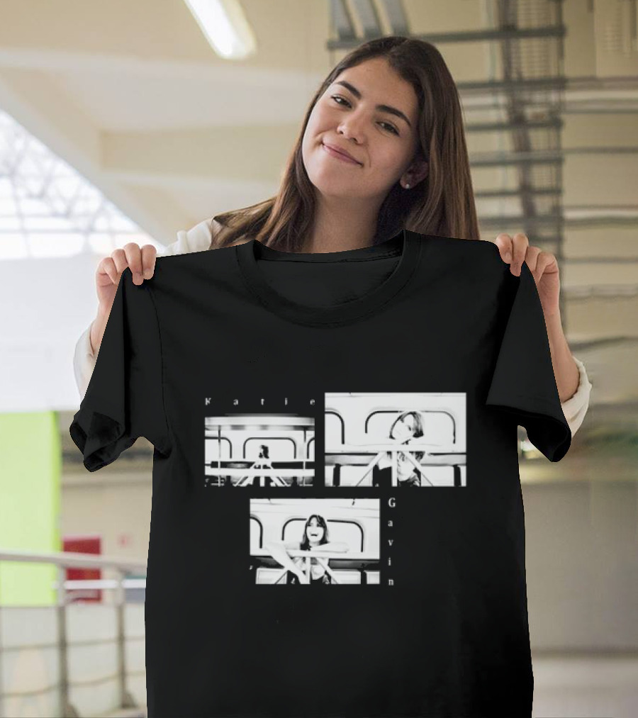 Katie Gavin Black And White Photo Triptych T-Shirt