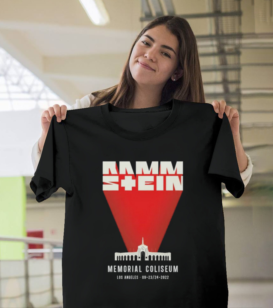 Rammstein Memorial Coliseum Los Angeles 09-23/24-2022 T-Shirt