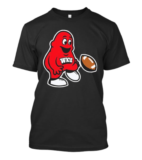 Western Kentucky Hilltoppers WKU Big Red Football Mascot T-Shirt