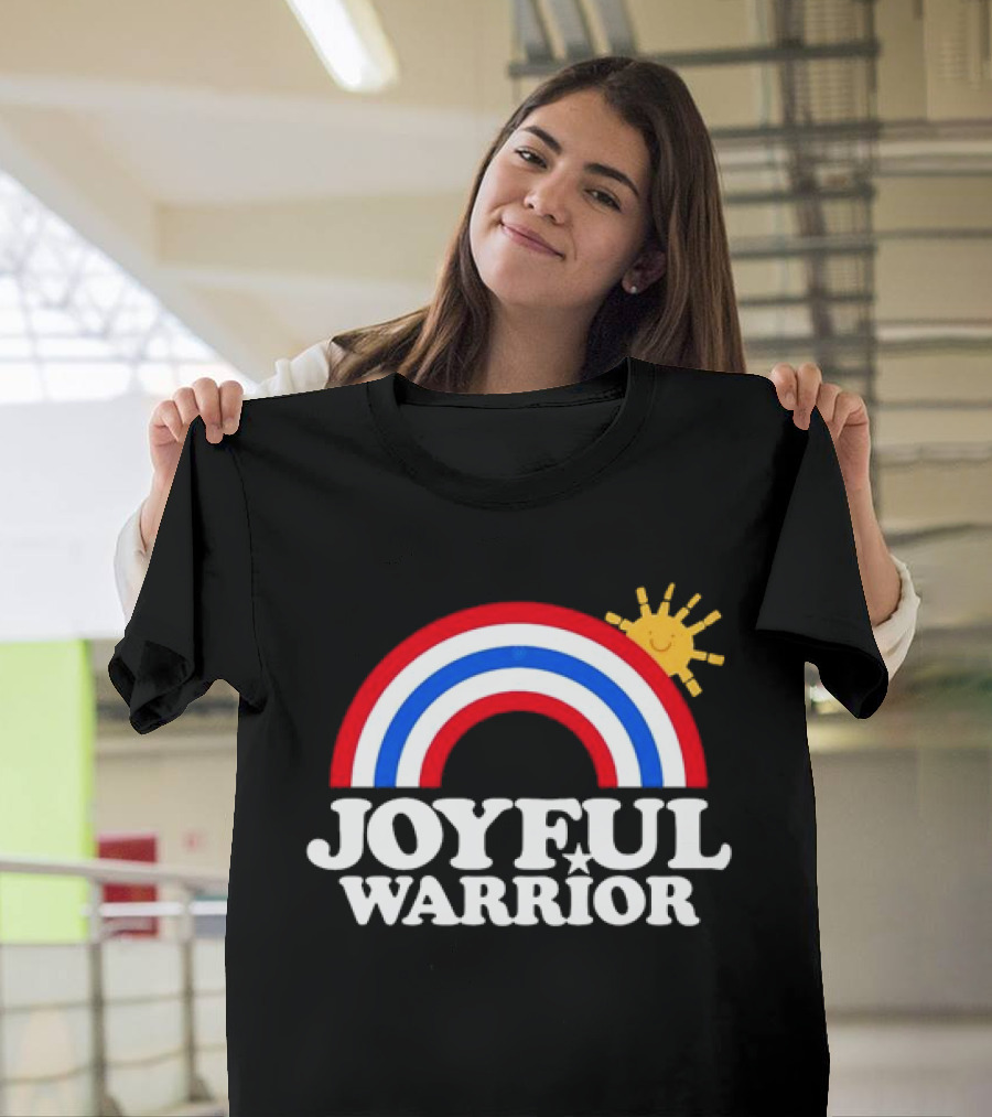 Joyful Warrior Rainbow Sunburst T-Shirt