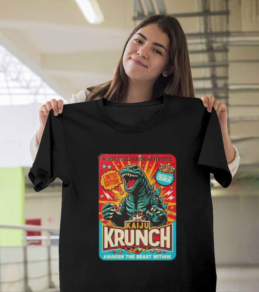 Kaiju Krunch Monster-Sized Flavor Awaken the Beast Within T-Shirt