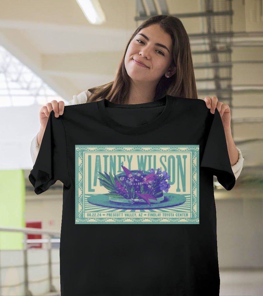 Lainey Wilson Prescott Valley AZ Findlay Toyota Center Aug 22 T-Shirt