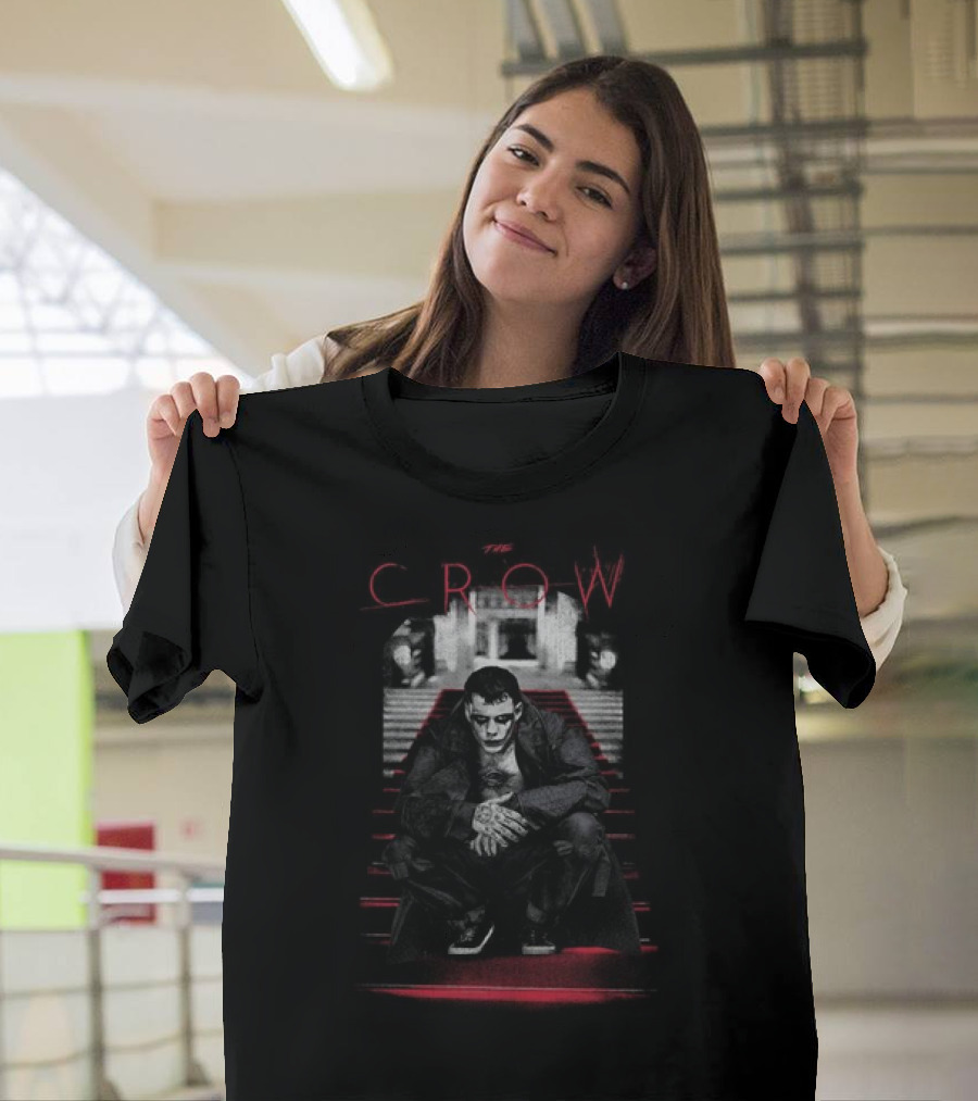 The Crow Reborn 2024 Gothic Stairway T-Shirt