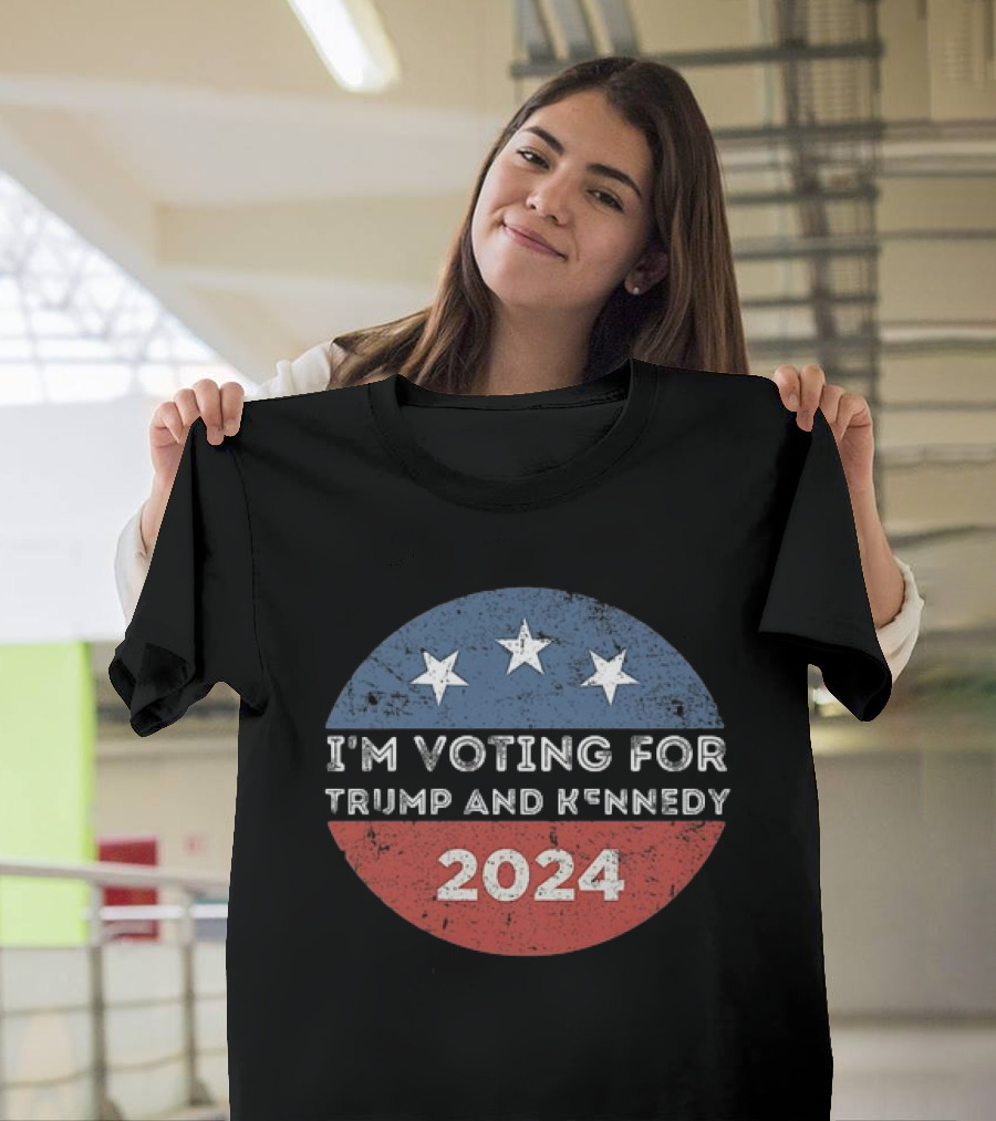 I'm Voting For Trump and Kennedy Vintage T-Shirt