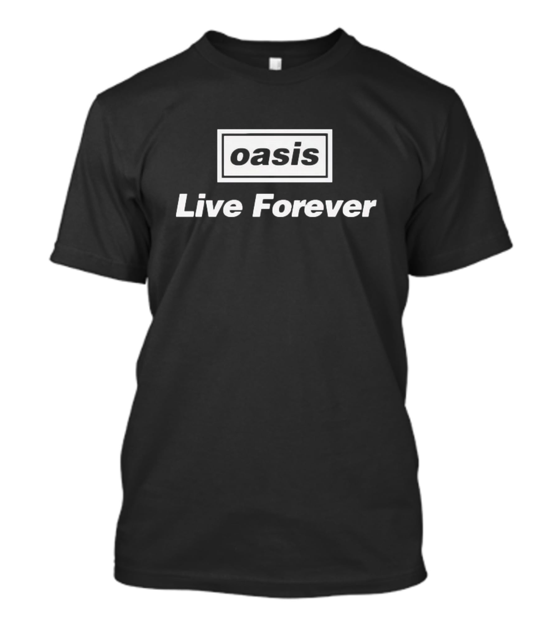 Oasis Live Forever Music Band T-Shirt