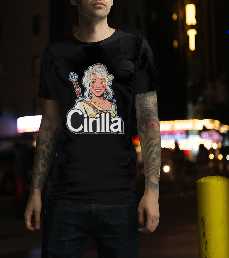 Cirilla Cartoon Style The Witcher Ciri T-Shirt