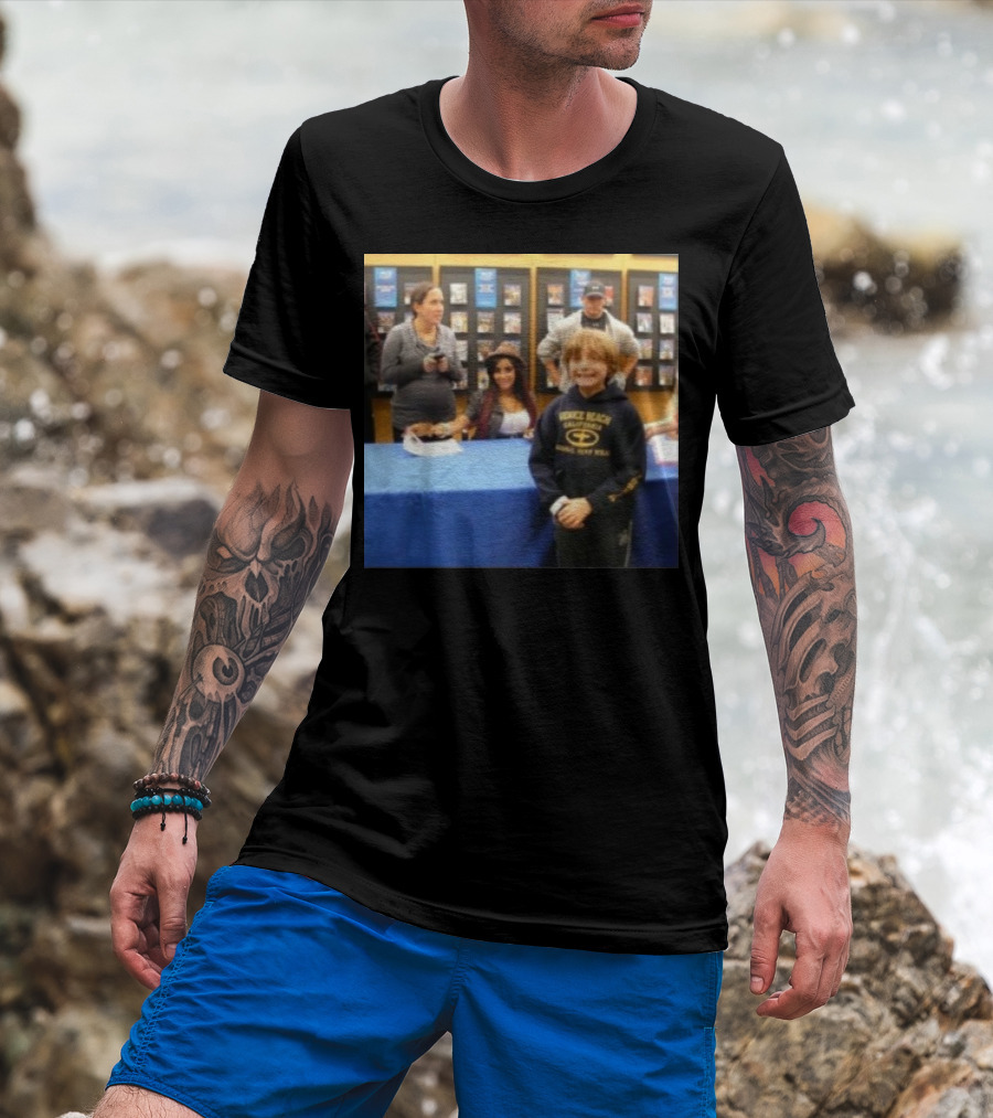 Jake Shane With Nicole Snooki Lavelle Venice Beach Surf Wear T-Shirt