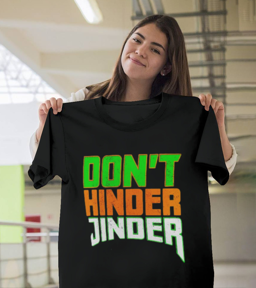 Jinder Mahal Don't Hinder Jinder Vibrant T-Shirt