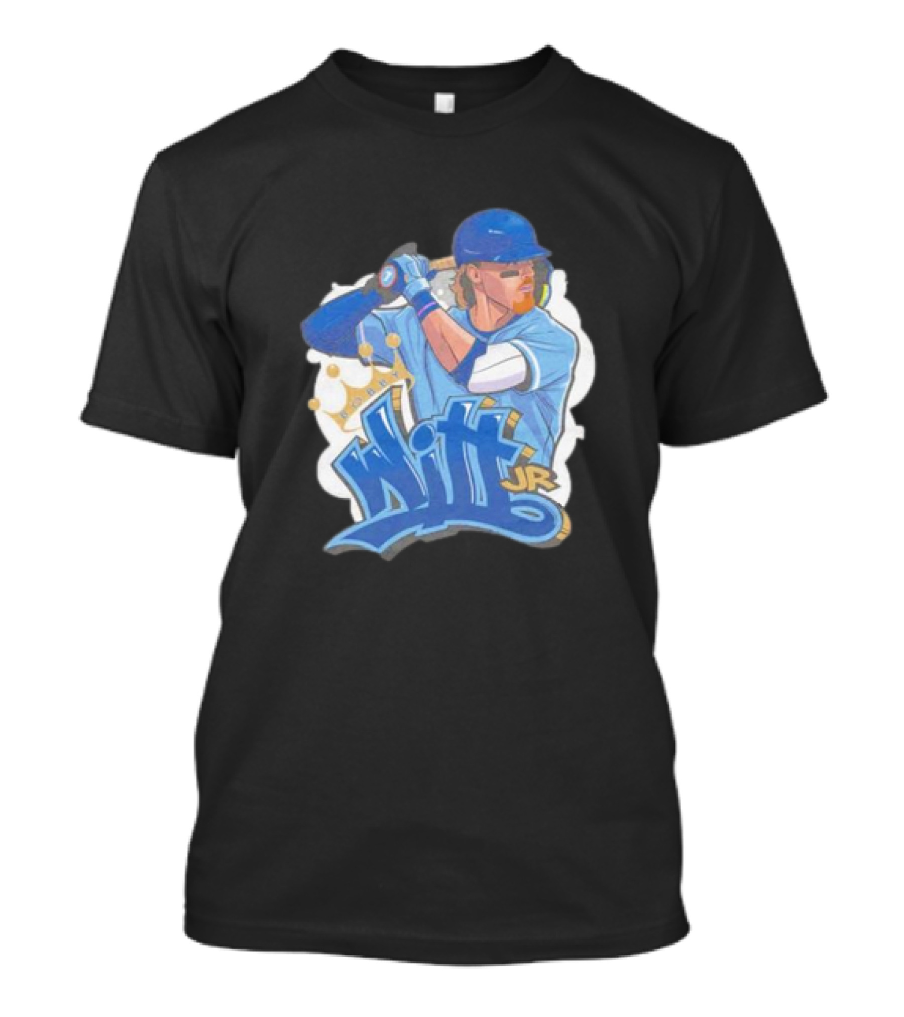 Bobby Witt Jr Kansas City Royals Graffiti Art With Crown T-Shirt
