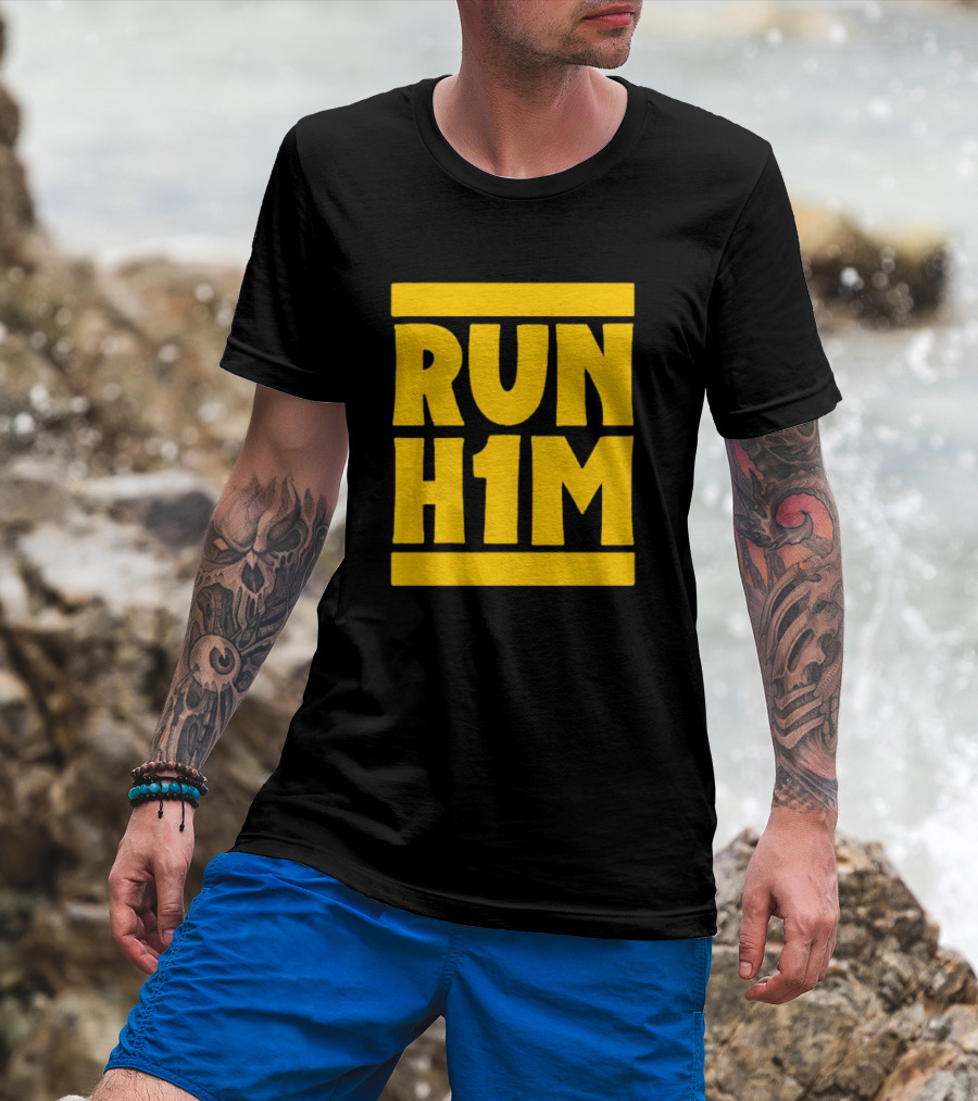 RUN H1M Street Art Graffiti T-Shirt