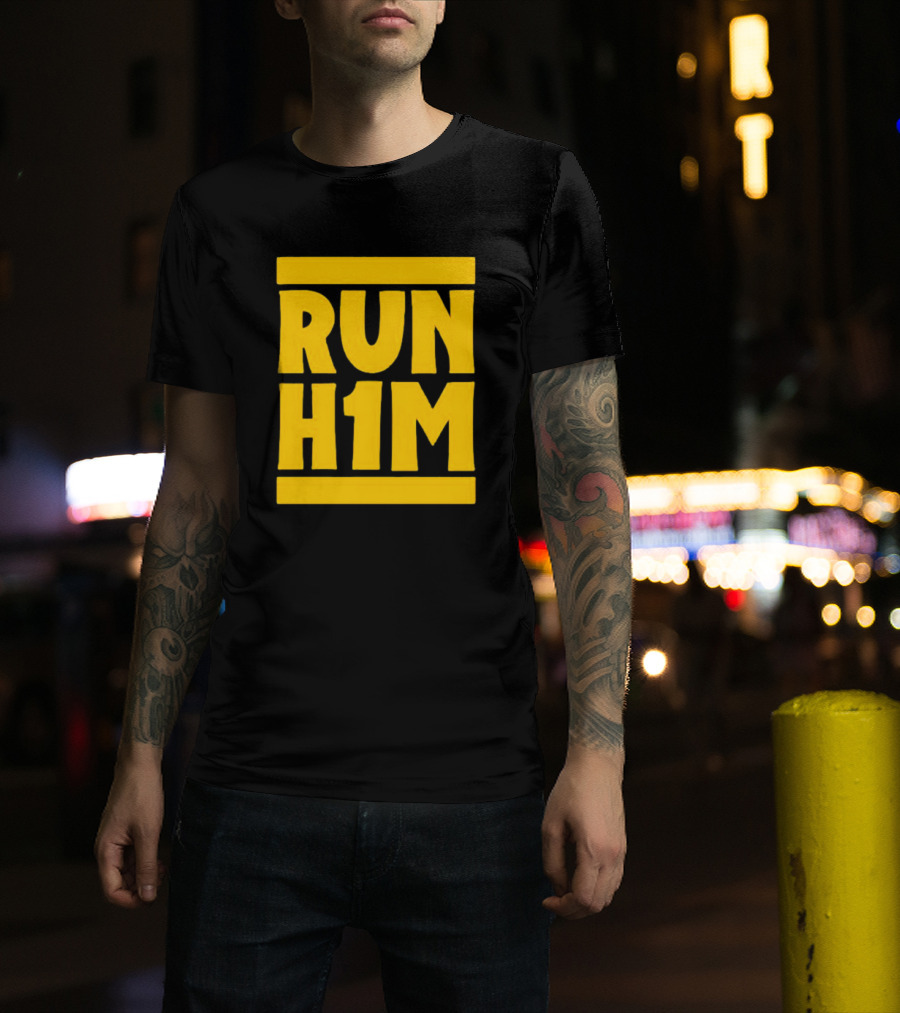 RUN H1M Street Art Graffiti T-Shirt
