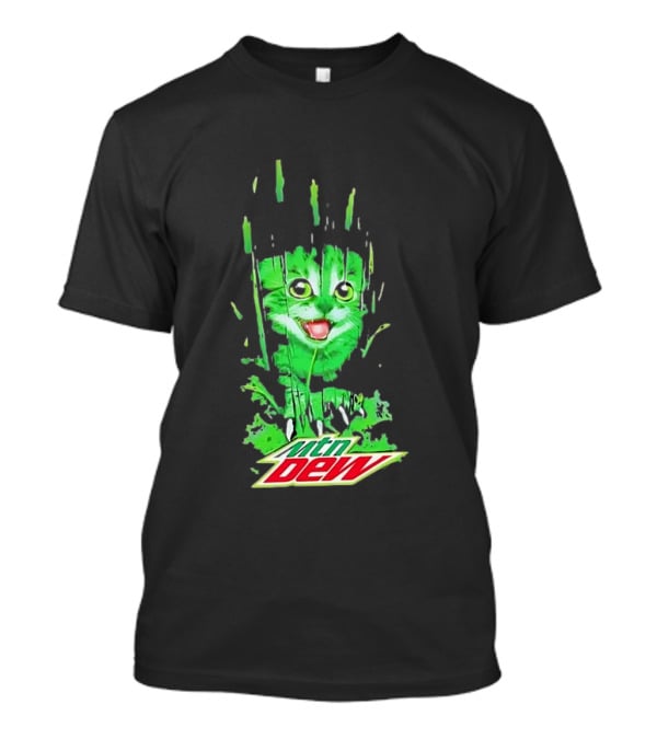 Mtn Dew Green Cat Splash T-Shirt