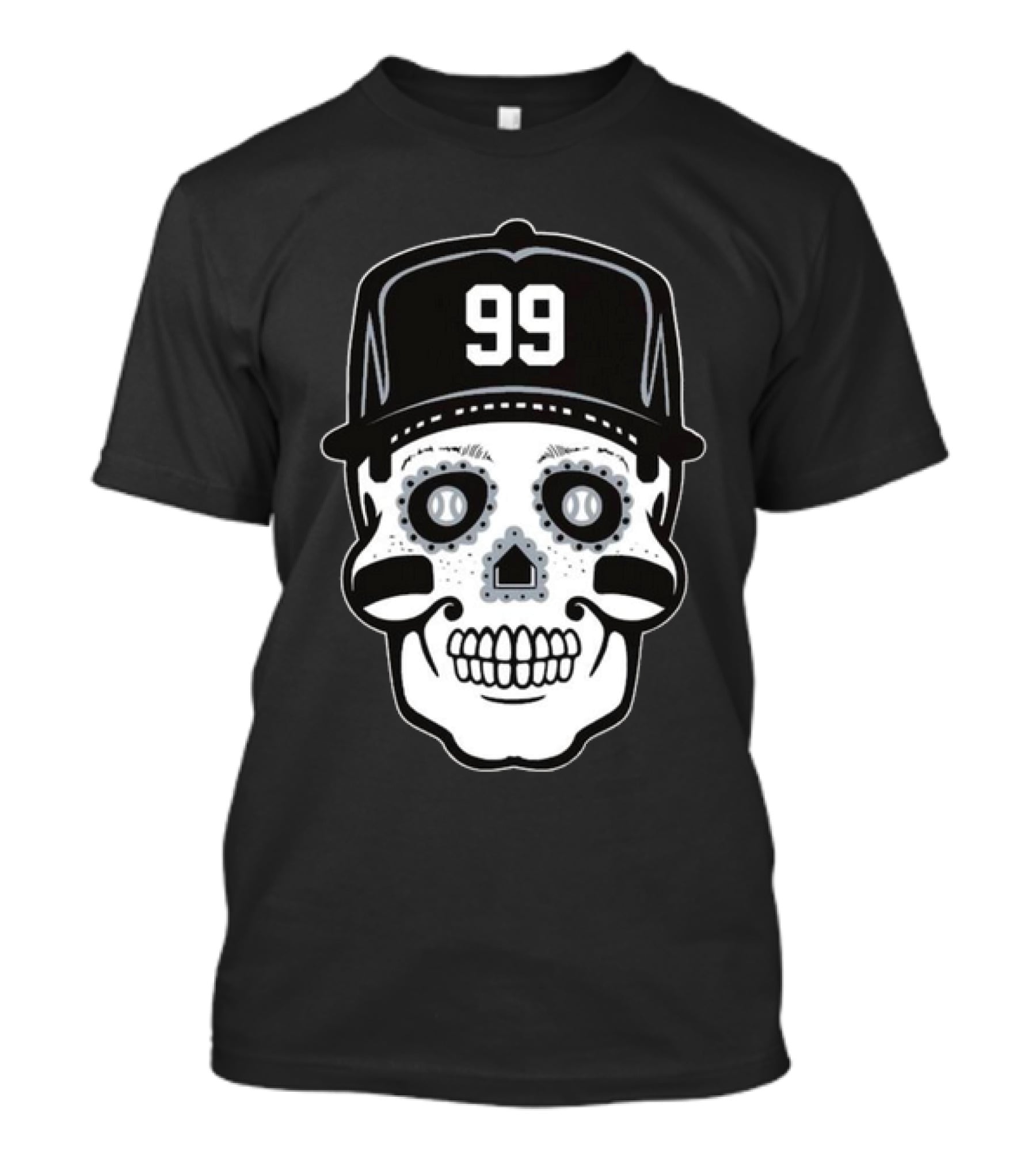 Aaron Judge 99 Sugar Skull Baseball T-Shirt