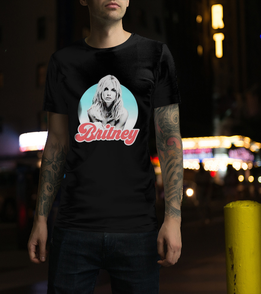 Britney Spears Retro Style Bootleg Fan T-Shirt