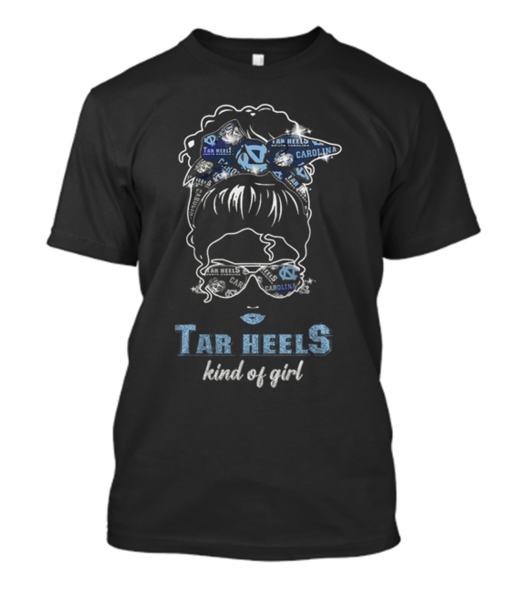Tar Heels Carolina Kind Of Girl T-Shirt