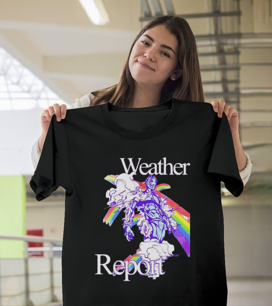 Weather Report JoJo's Bizarre Adventure Rainbow Character T-Shirt