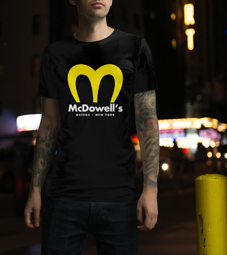 McDowell’s Queens New York Logo Yellow Arch T-Shirt
