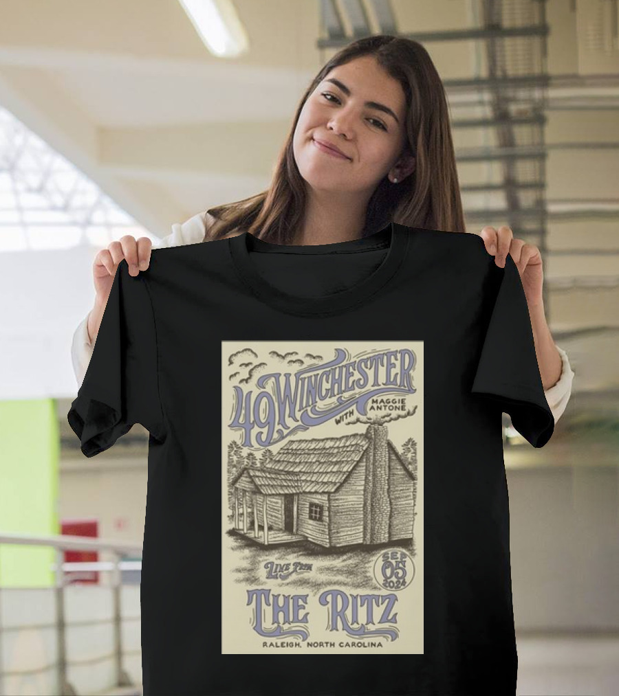 49 Winchester with Maggie Antone Live at The Ritz Raleigh North Carolina Sep 5 T-Shirt