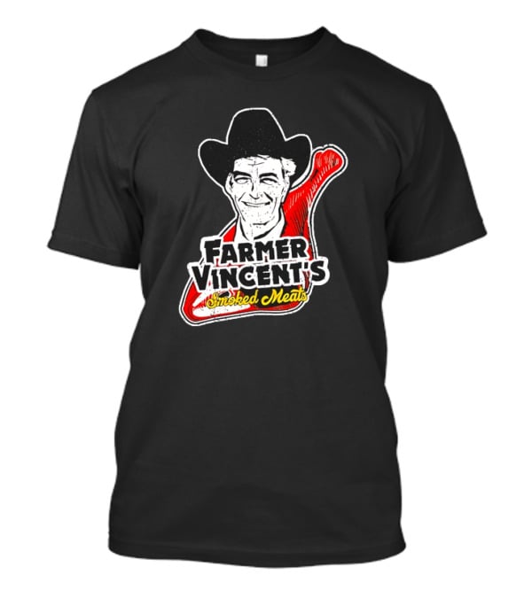Farmer Vincent's Smoked Meats Vintage Cowboy T-Shirt