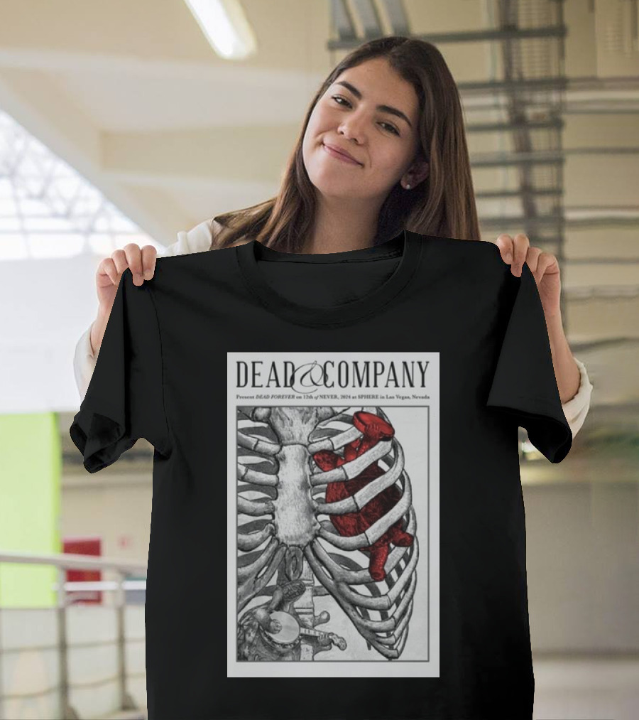 Dead and Company Presents Dead Forever on 12th of Never 2024 at Sphere in Las Vegas Nevada T-Shirt