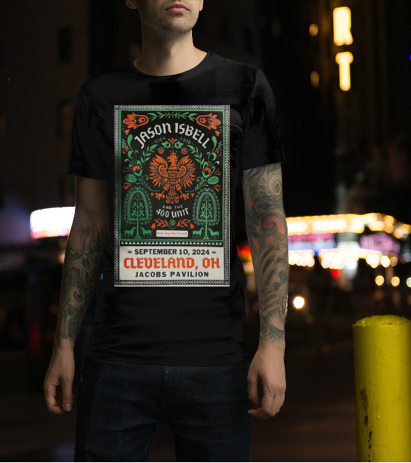 Jason Isbell And The 400 Unit Live September 10 2024 Jacobs Pavilion Cleveland OH T-Shirt
