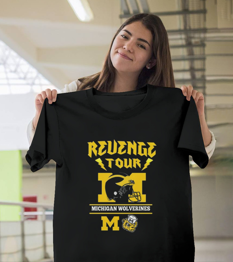 Revenge Tour Michigan Wolverines Football 2024 Championship Hunt T-Shirt