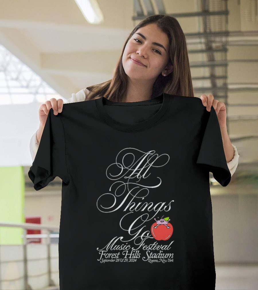 All Things Go Music Festival September 28-29 2024 Forest Hills Stadium Queens New York T-Shirt