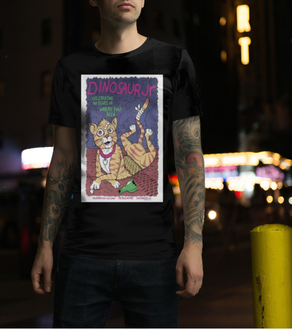 Dinosaur Jr Celebrating 30 Years Of Where You Been December 5-6 2024 The Bellwether Los Angeles California T-Shirt