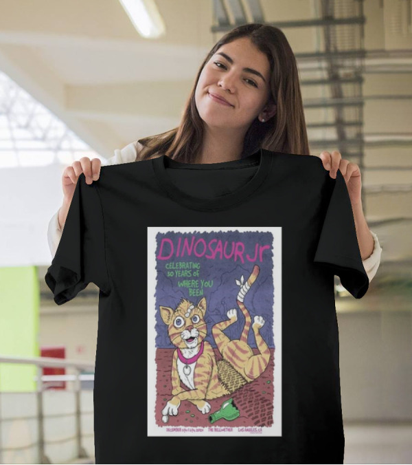 Dinosaur Jr Celebrating 30 Years Of Where You Been December 5-6 2024 The Bellwether Los Angeles California T-Shirt