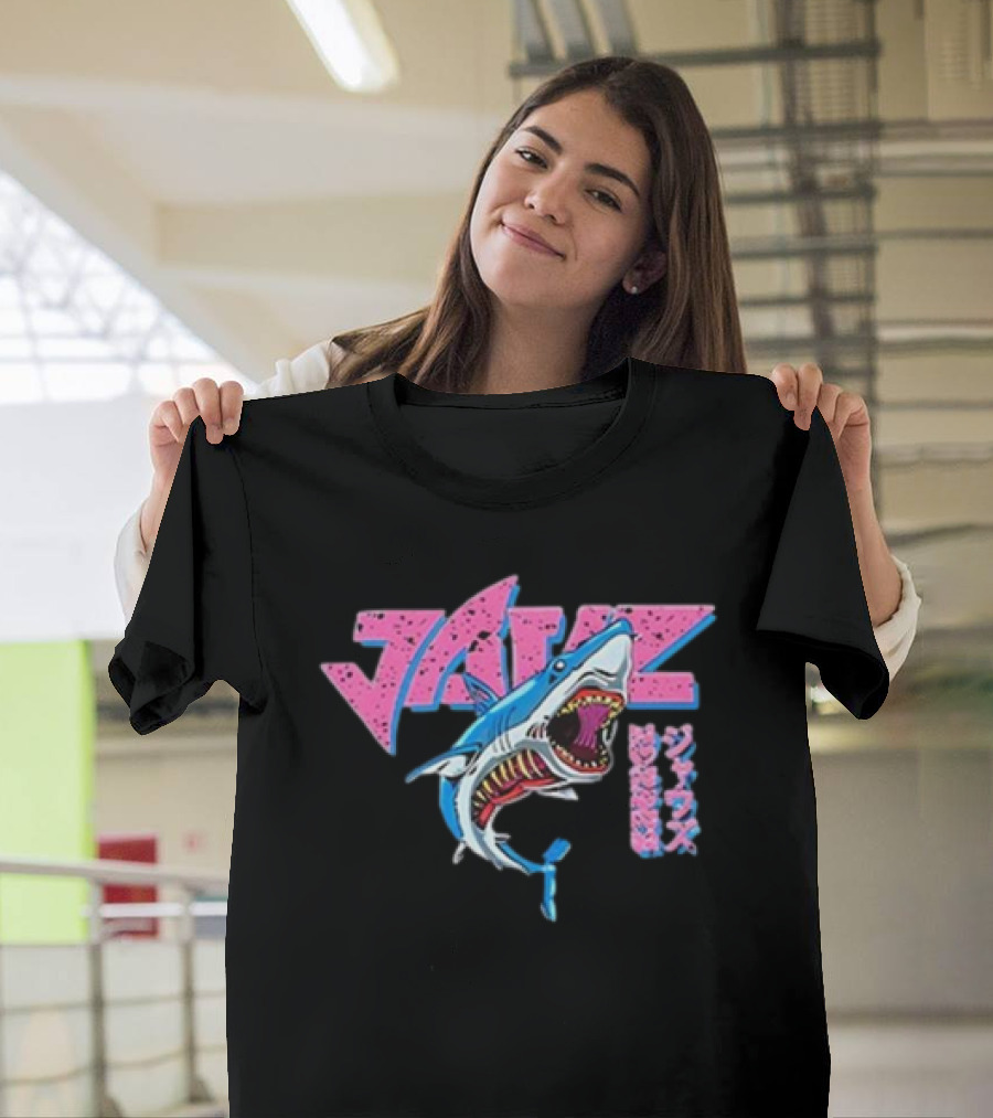 Jauz Savage Shark Retro Neon T-Shirt