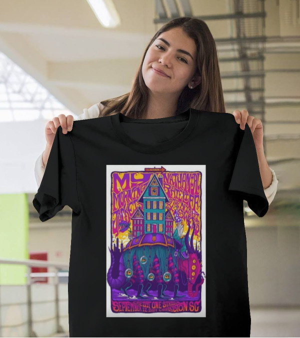 My Morning Jacket September 12 2024 Charleston Credit One Stadium Psychedelic House T-Shirt