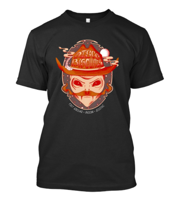 The Disco Biscuits Fort Collins Dillon Bellevue Alien Cowboy Spaceship T-Shirt