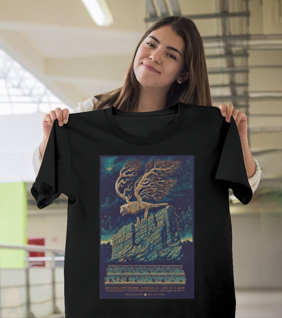 Greensky Bluegrass Red Rocks Amphitheatre Morrison CO September 13-14 2024 Mythical Eagle T-Shirt