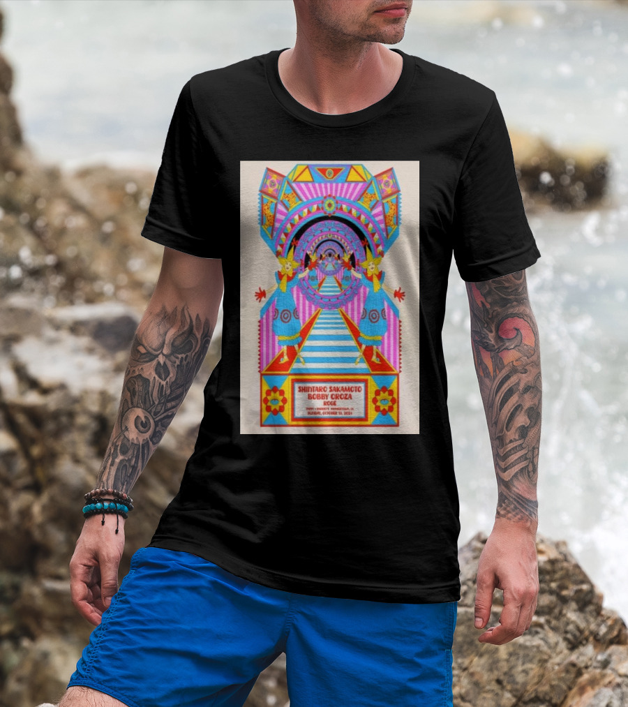 Shintaro Sakamoto Bobby Oroza Live At Pappy + Harriet’s October 13 2024 Pioneertown CA T-Shirt