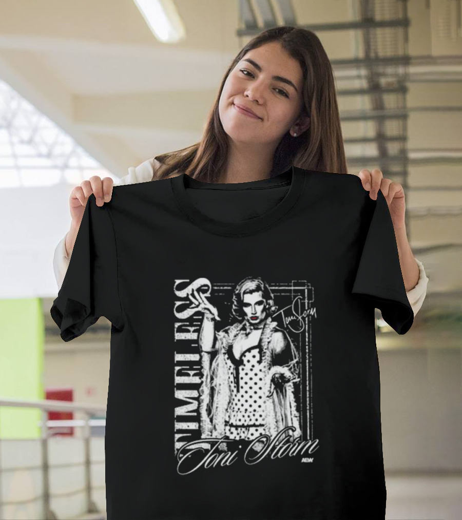 Toni Storm Timeless Glamour NEW Vintage Polka Dot T-Shirt