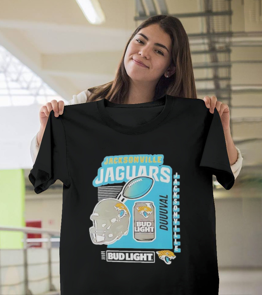 Jacksonville Jaguars Bud Light Football Duuuval Jacksonville T-Shirt
