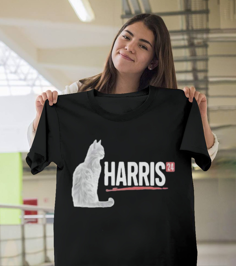 Harris 24 Cat Ladies Unite for Kamala T-Shirt