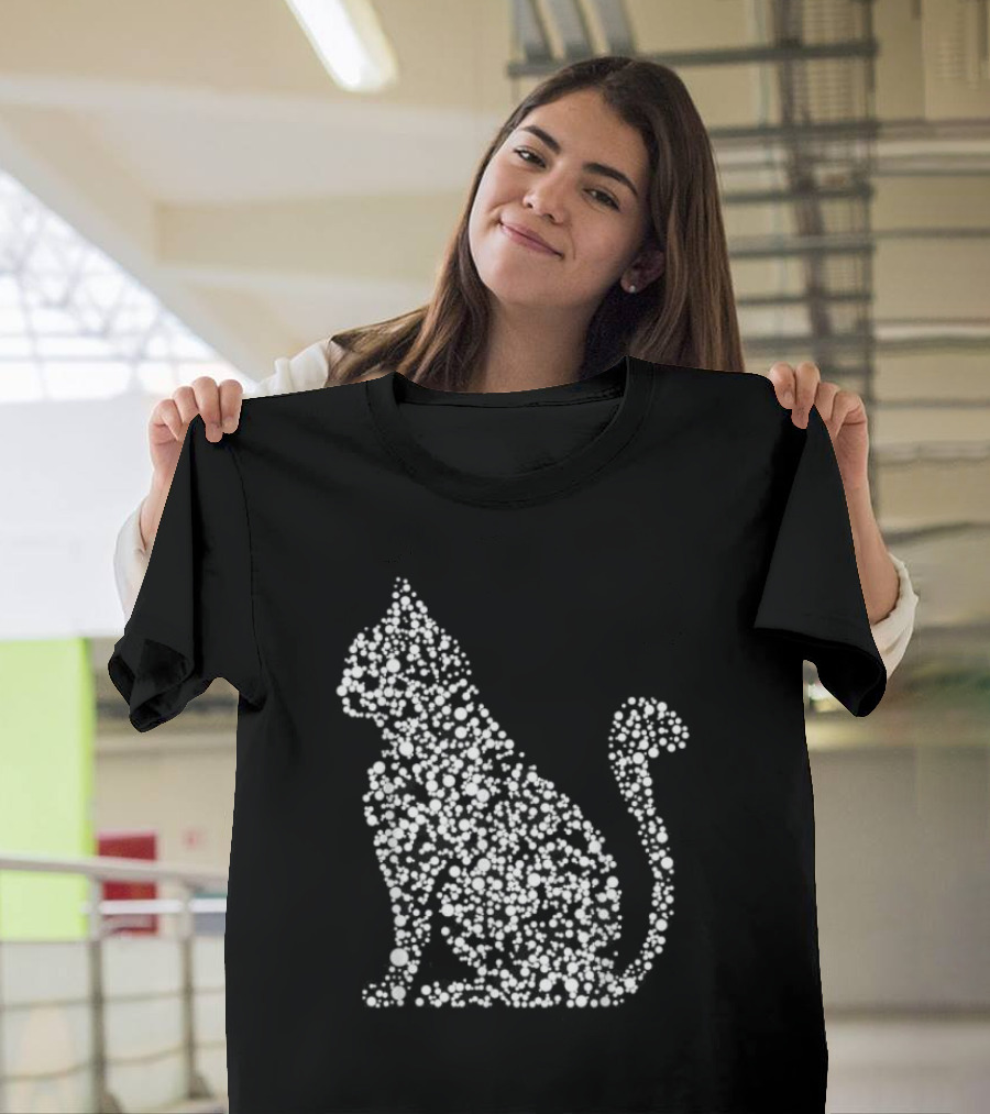 Happy Dot Day Cat Lover 2024 September 15th Polka Dot Feline T-Shirt