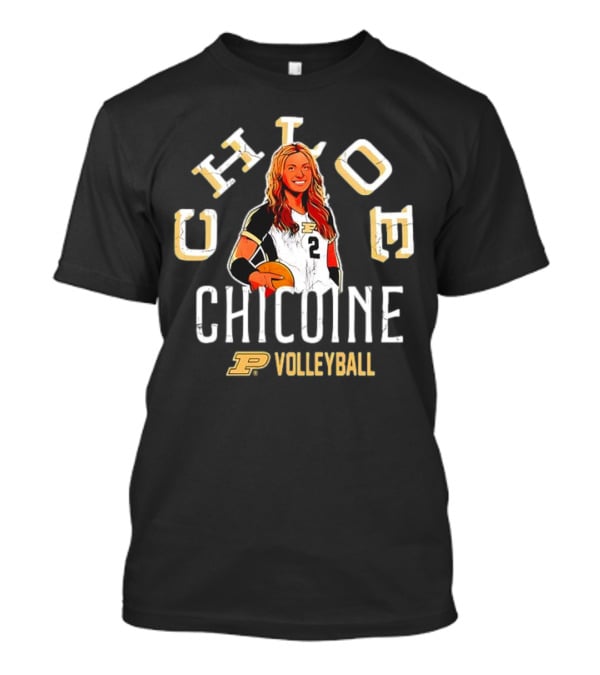 Chloe Chicoine Purdue Volleyball Boilermakers Player T-Shirt